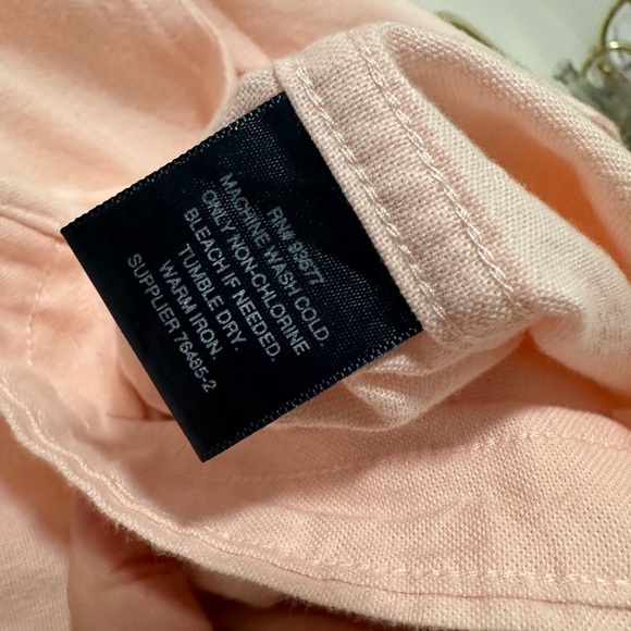 NWT Men’s St John’s Bay Comfort Flex Light Pink Buttown Up Shirt Top Size L - Picture 5 of 5